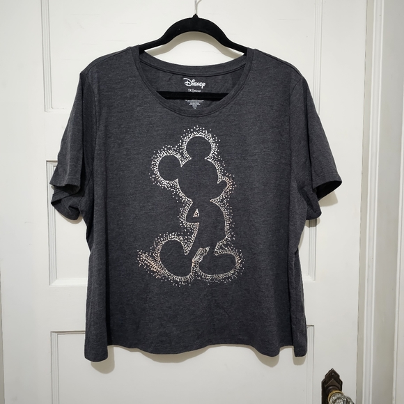 Disney Mickey silhouette womens 1x teeshirt - Picture 4 of 4